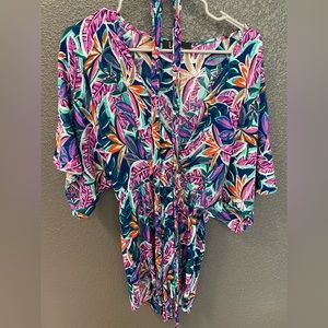 Colorful romper, size small